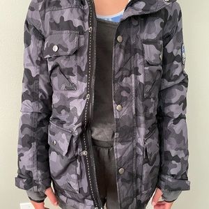 Lands End Boys Camouflage winter coat.